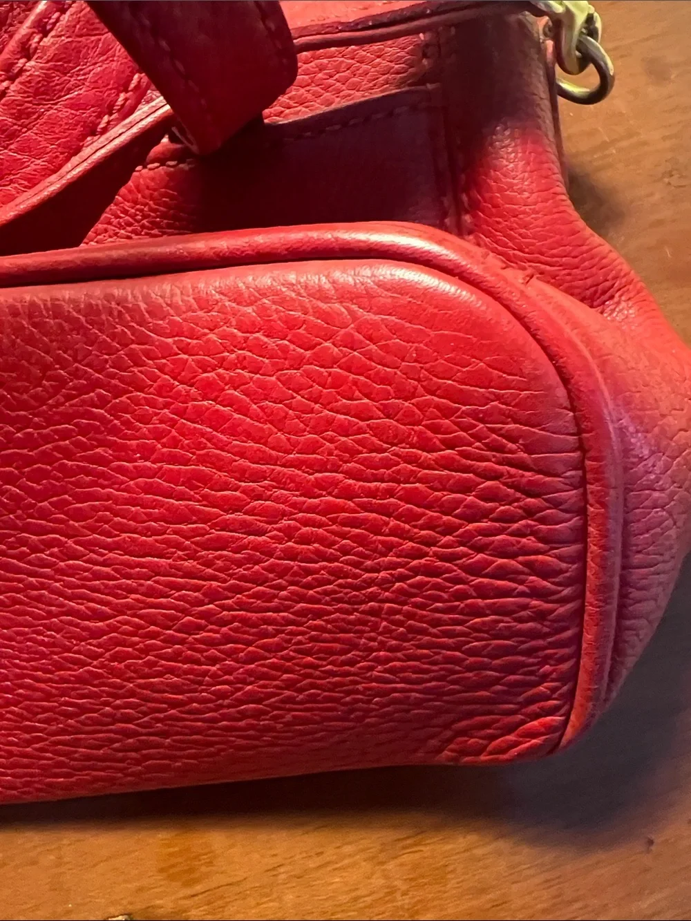 Vintage Coach Sonoma Small Satchel #4310 in Tomato Red